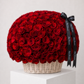 200 pcs Red Rose Basket