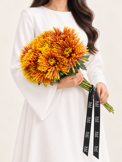 10 pcs Gold Chrysanthemum Delistar