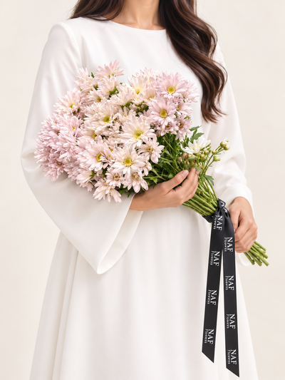10 pcs Soft pink Chrysanthemum Bunch